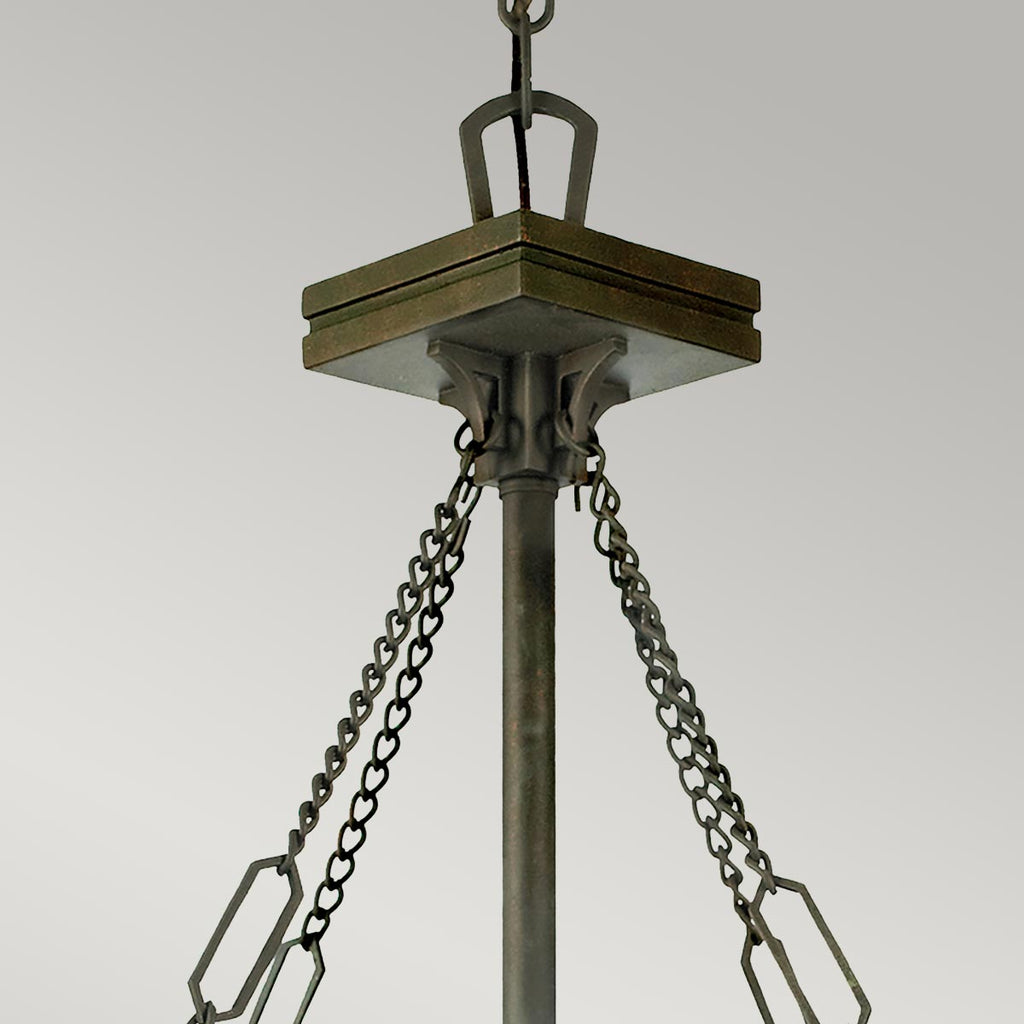 Pendelleuchte Inglenook (bronzefarben) 3x - Elstead Lighting