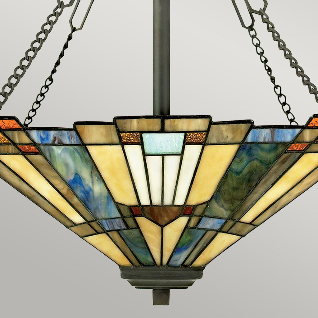 Pendelleuchte Inglenook (bronzefarben) 3x - Elstead Lighting