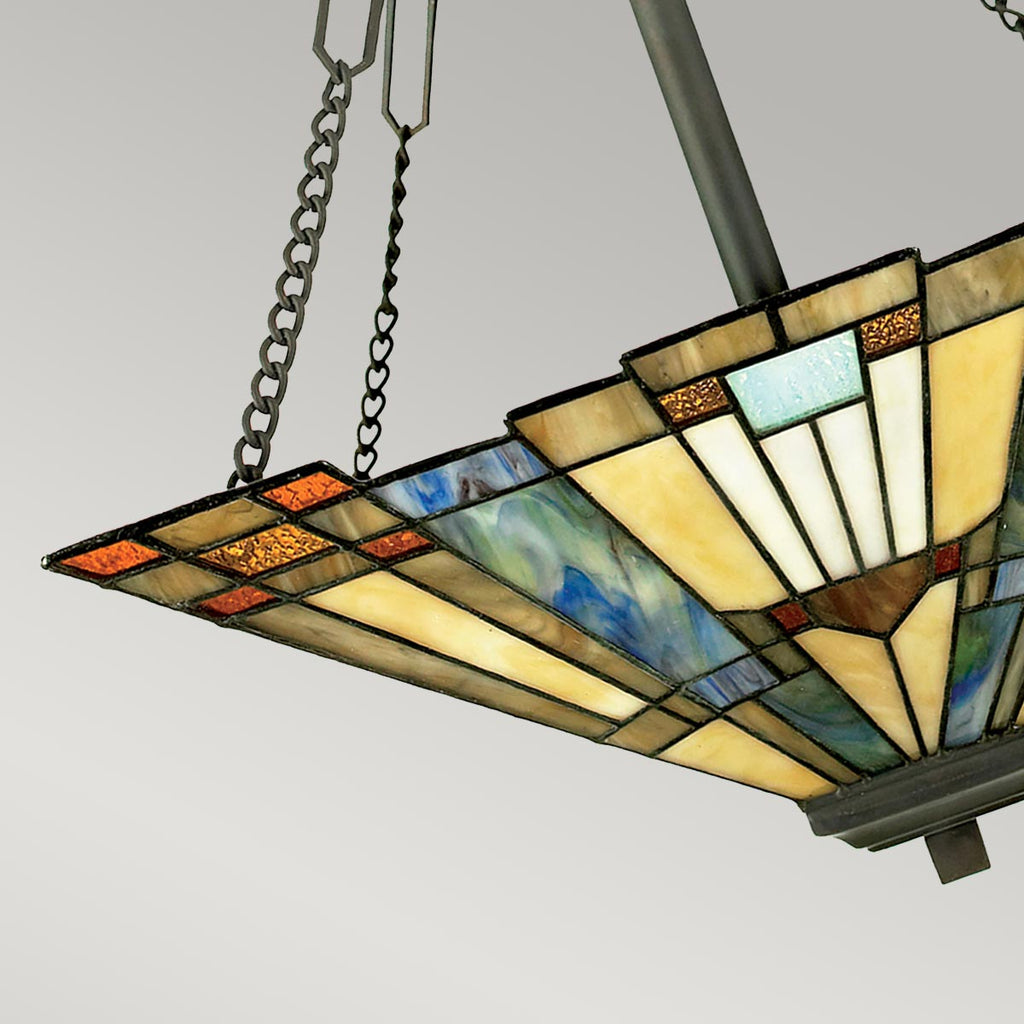 Pendelleuchte Inglenook (bronzefarben) 3x - Elstead Lighting