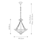 Pendelleuchte Inglenook (bronzefarben) 3x - Elstead Lighting
