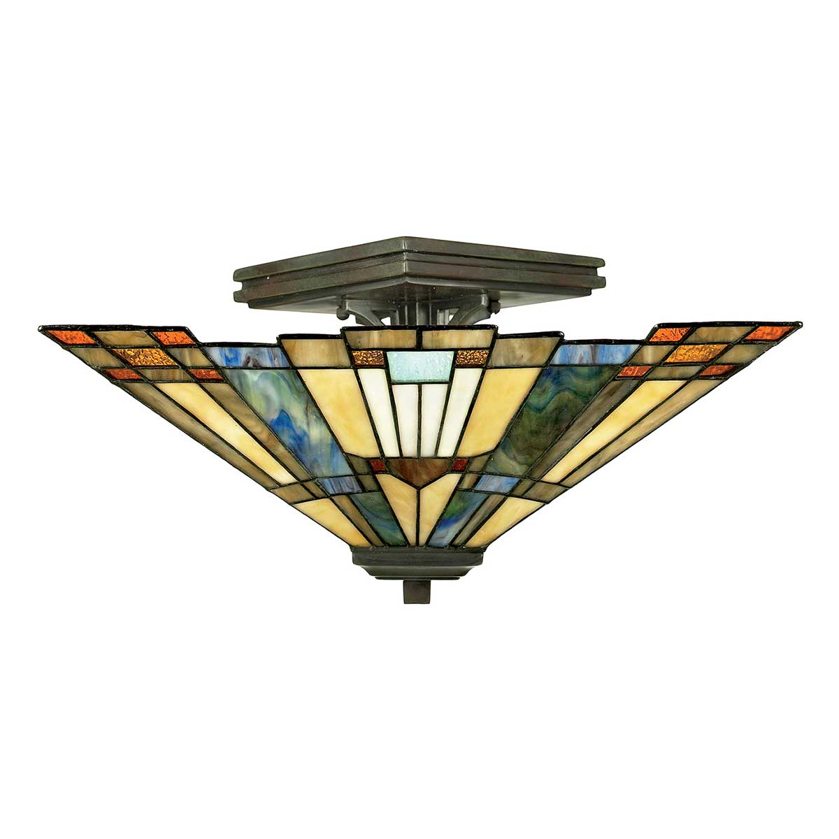 Deckenleuchte Inglenook (bronzefarben) 2x - Elstead Lighting