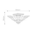 Deckenleuchte Inglenook (bronzefarben) 2x - Elstead Lighting
