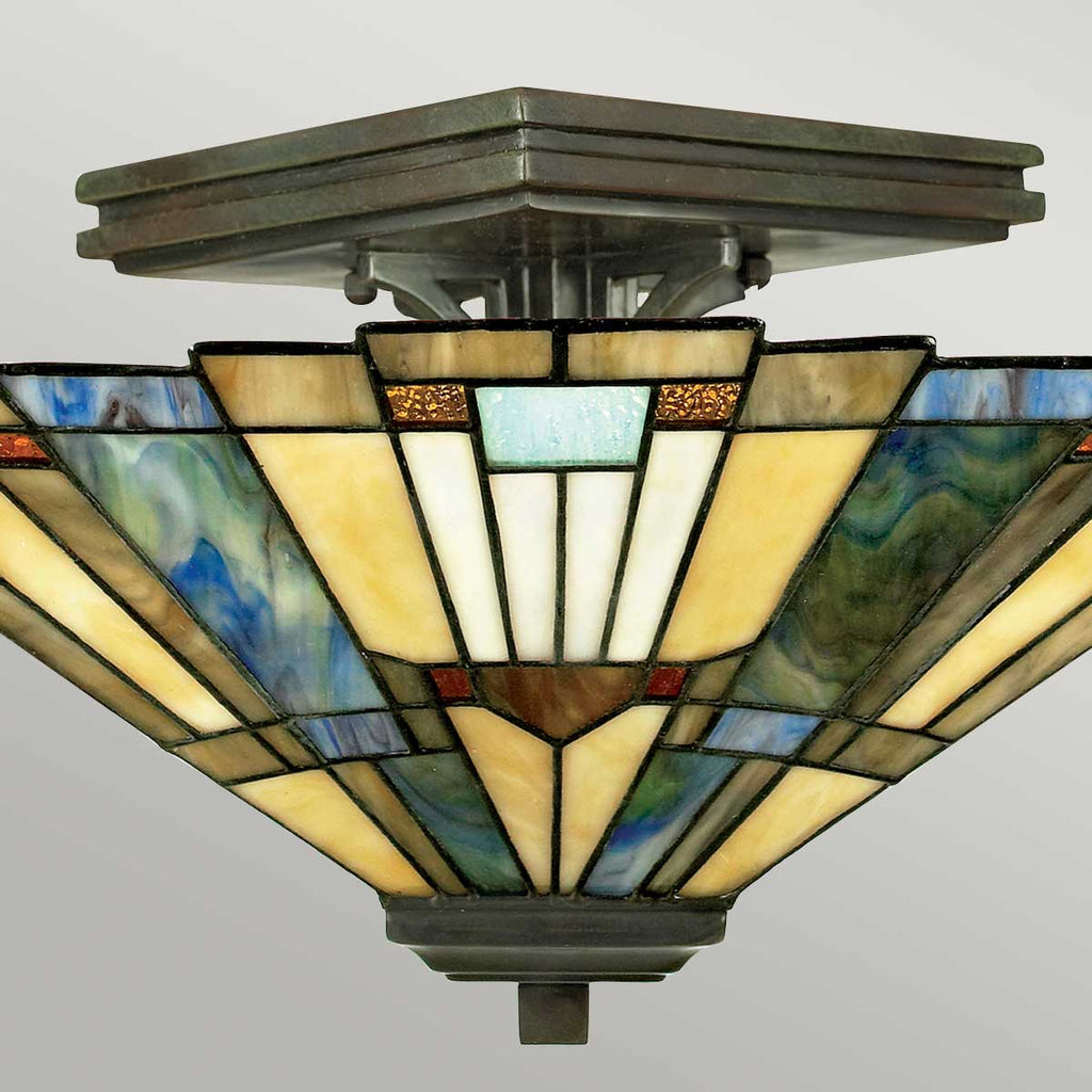 Deckenleuchte Inglenook (bronzefarben) 2x - Elstead Lighting