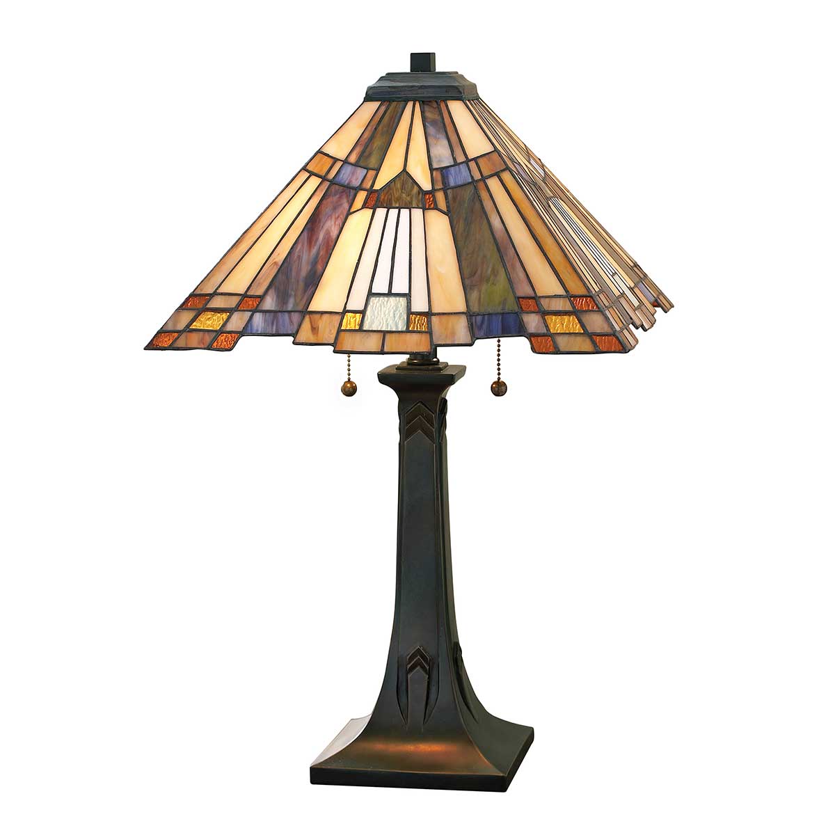 Tischleuchte Inglenook (bronzefarben) 2x - Elstead Lighting