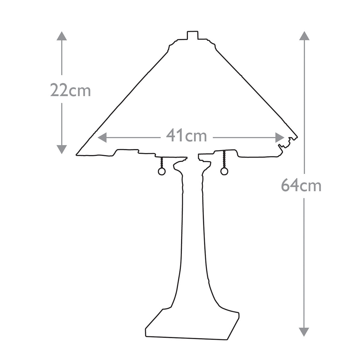 Tischleuchte Inglenook (bronzefarben) 2x - Elstead Lighting