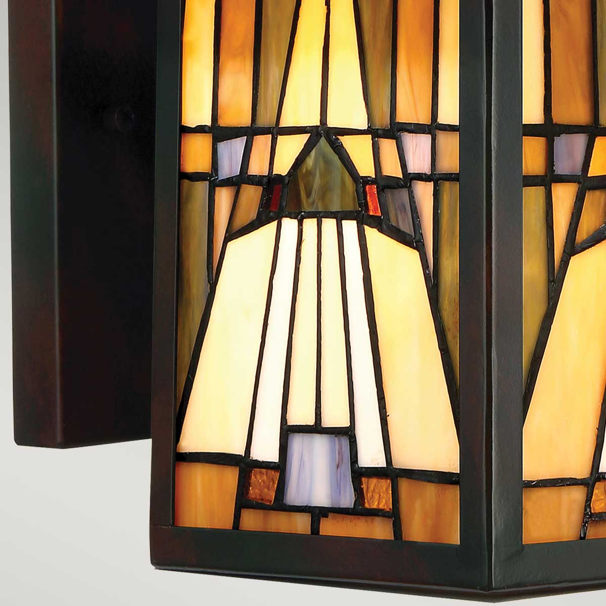 Außen-Wandleuchte Inglenook Outdoor (bronzefarben) 1x - Elstead Lighting