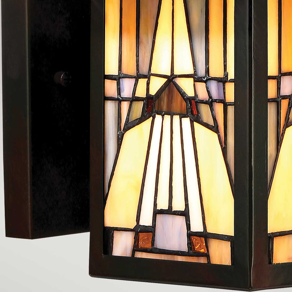 Außen-Wandleuchte Inglenook Outdoor (bronzefarben) 1x - Elstead Lighting