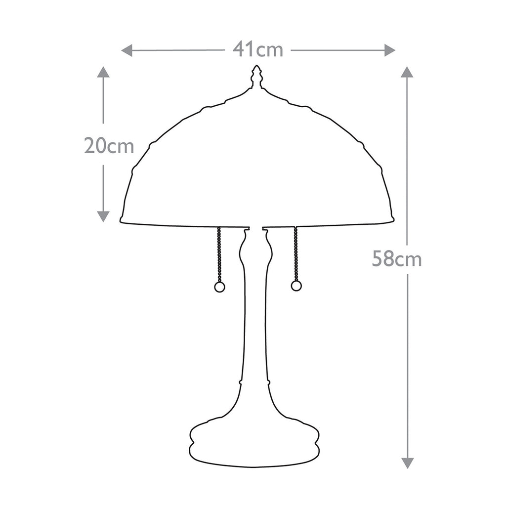 Tischleuchte Kami (bronzefarben) 2x - Elstead Lighting
