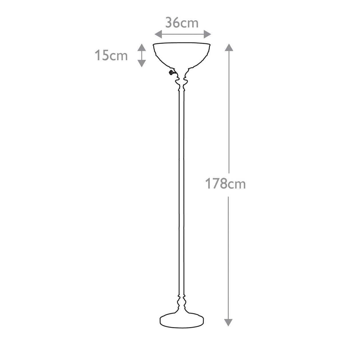 Stehleuchte Kami (bronzefarben) 1x - Elstead Lighting