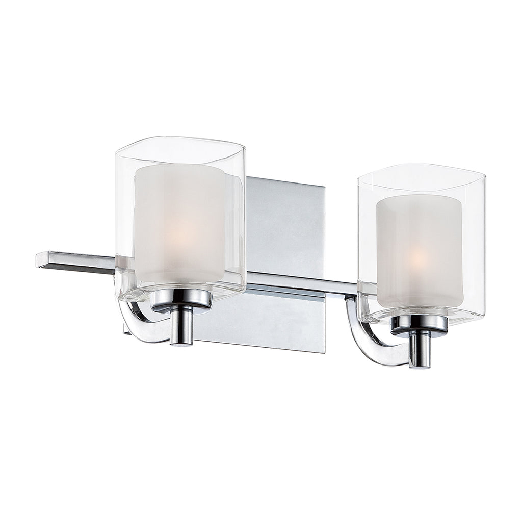 Bad-Wandleuchte Kolt (verchromt) 2x - Elstead Lighting