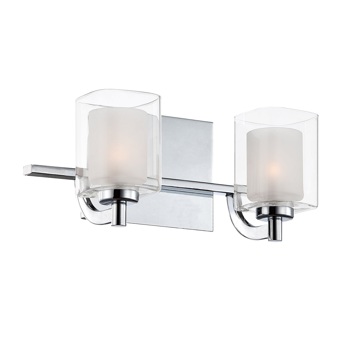 Bad-Wandleuchte Kolt (verchromt) 2x - Elstead Lighting