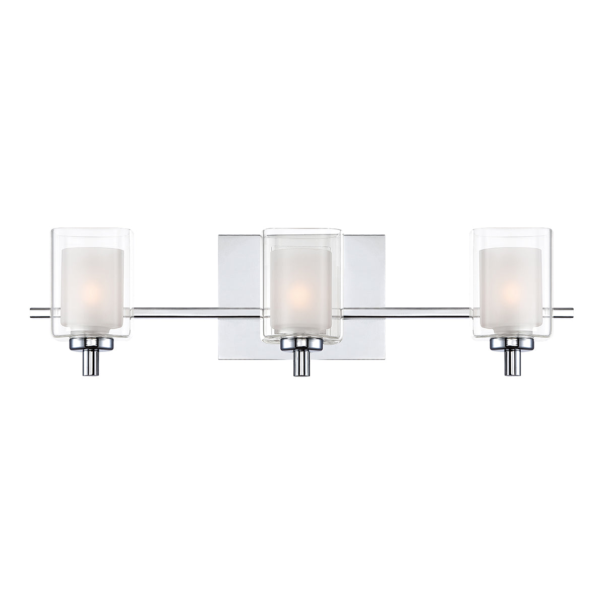 Bad-Wandleuchte Kolt (verchromt) 3x - Elstead Lighting
