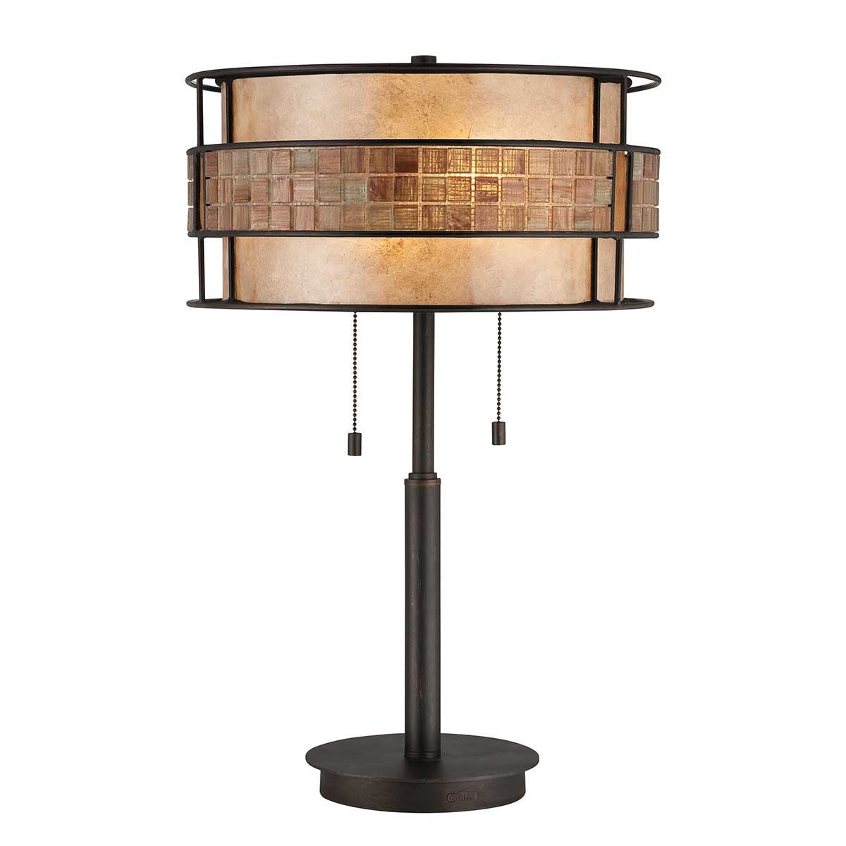 Tischleuchte Laguna (bronzefarben) 2x - Elstead Lighting