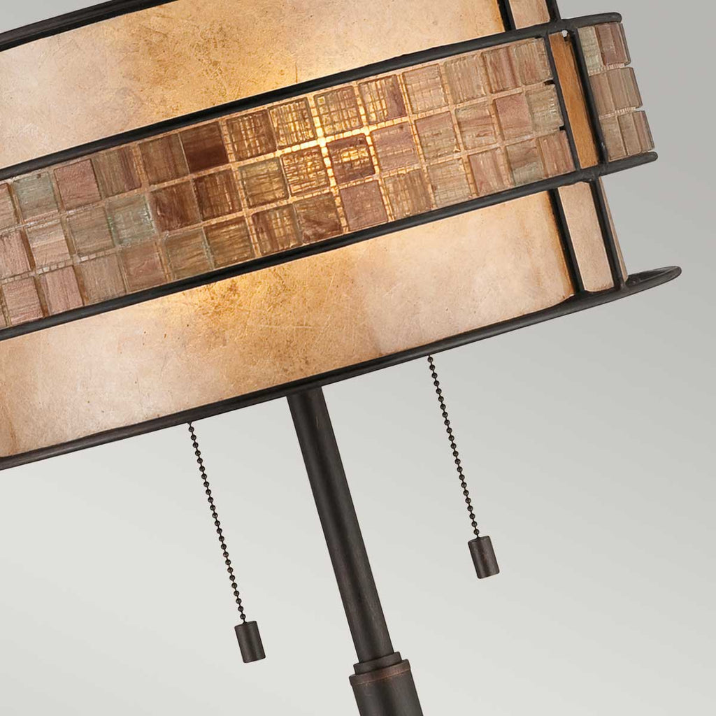 Tischleuchte Laguna (bronzefarben) 2x - Elstead Lighting