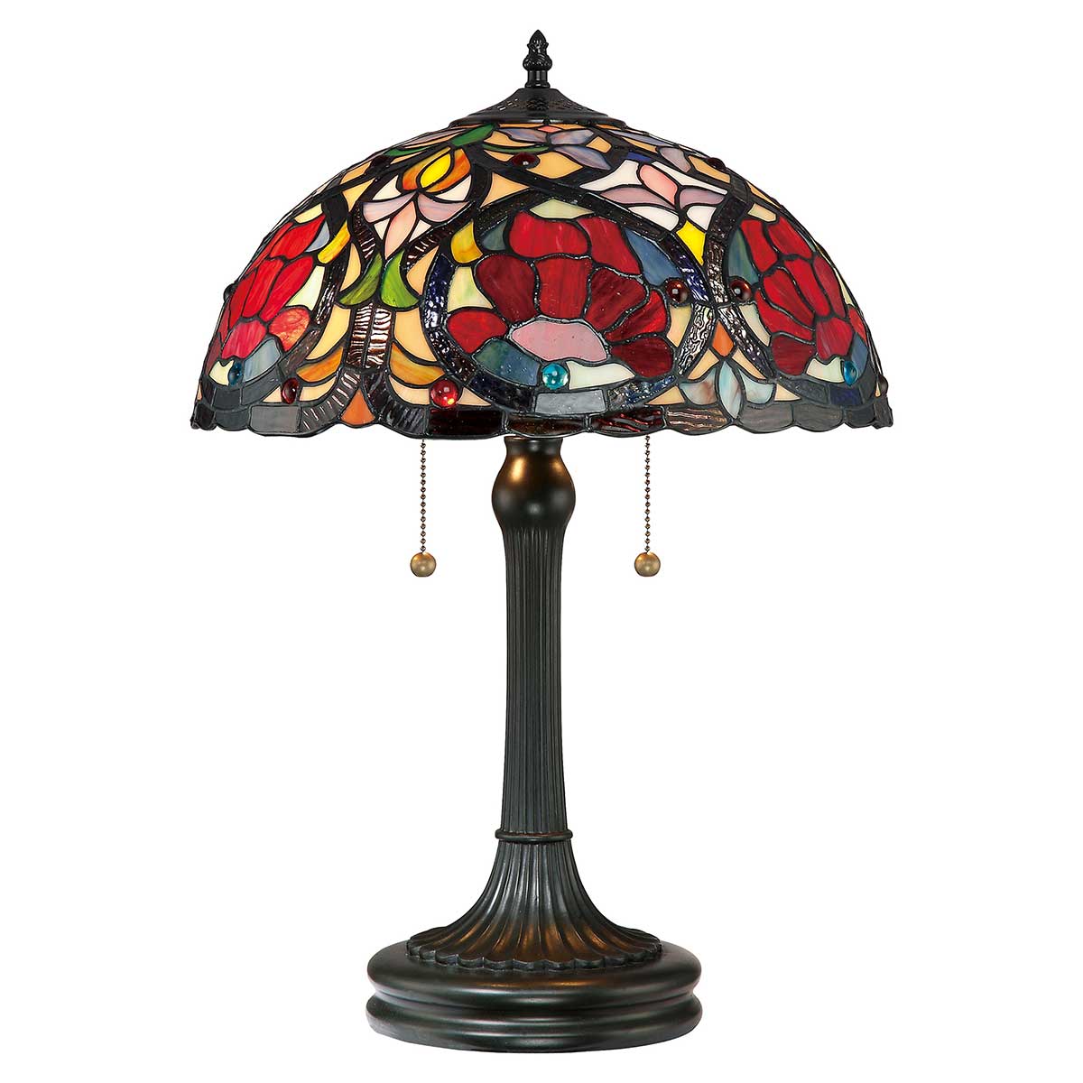 Tischleuchte Larissa (messingfarben) 2x - Elstead Lighting