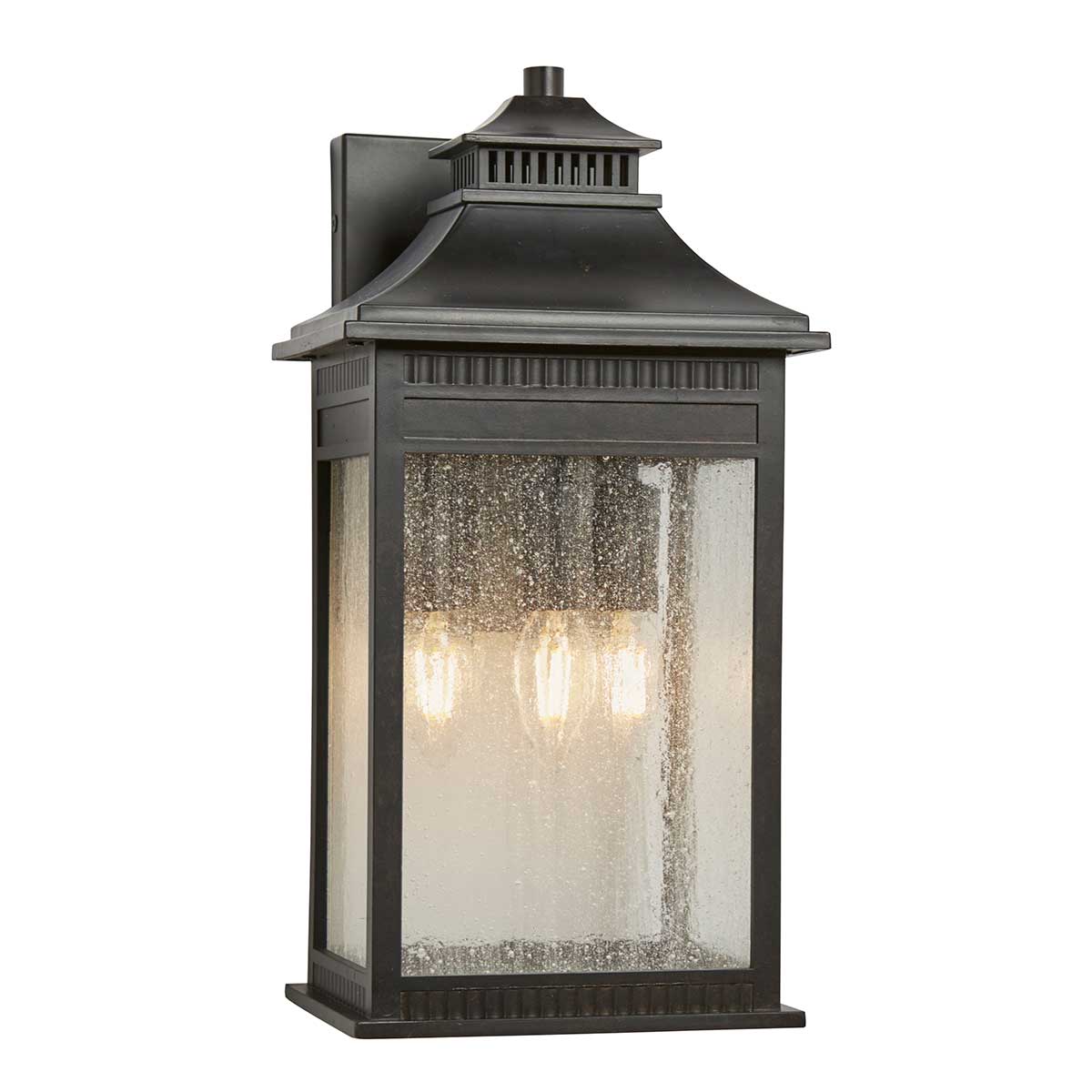 Außen-Wandleuchte Livingston (bronzefarben) 3x - Elstead Lighting