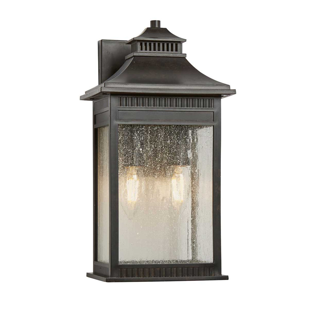 Außen-Wandleuchte Livingston (bronzefarben) 2x - Elstead Lighting