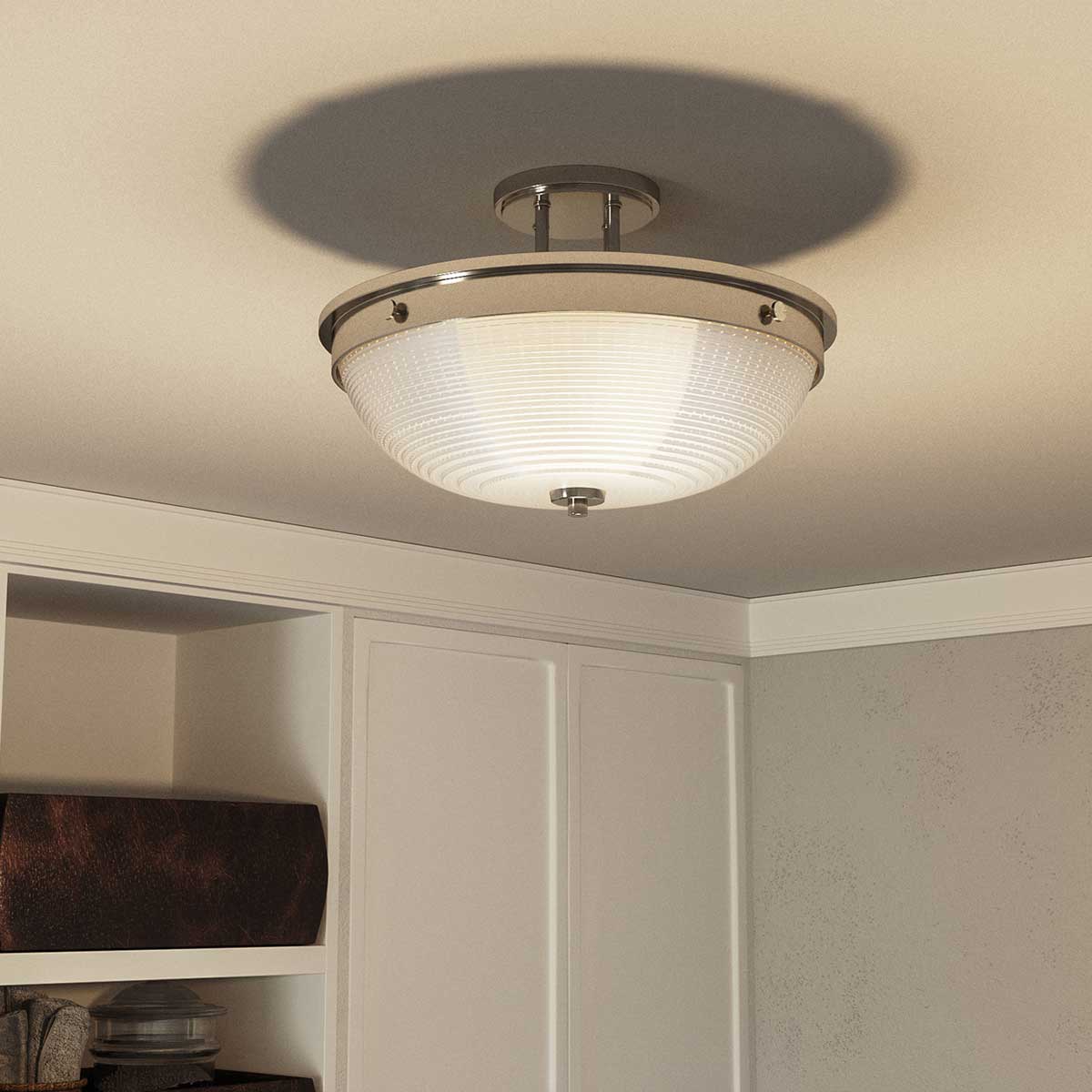 Deckenleuchte Mantle (silberfarben) 2x - Elstead Lighting