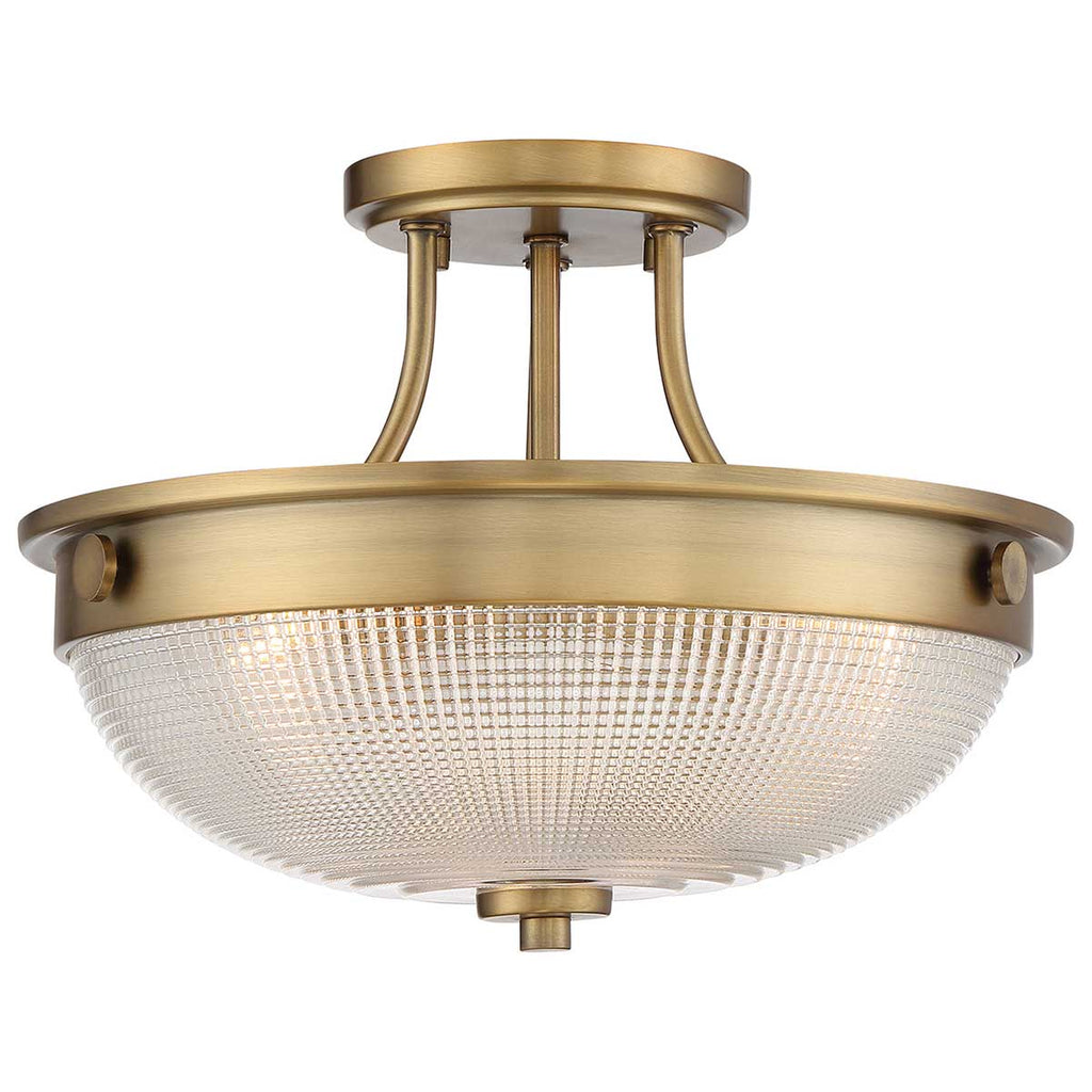 Deckenleuchte Mantle (messingfarben) 2x - Elstead Lighting