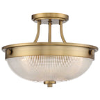Deckenleuchte Mantle (messingfarben) 2x - Elstead Lighting