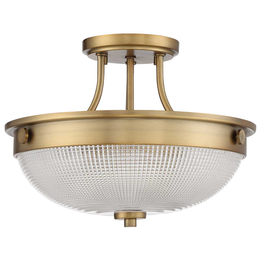 Deckenleuchte Mantle (messingfarben) 2x - Elstead Lighting