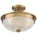 Deckenleuchte Mantle (messingfarben) 2x - Elstead Lighting