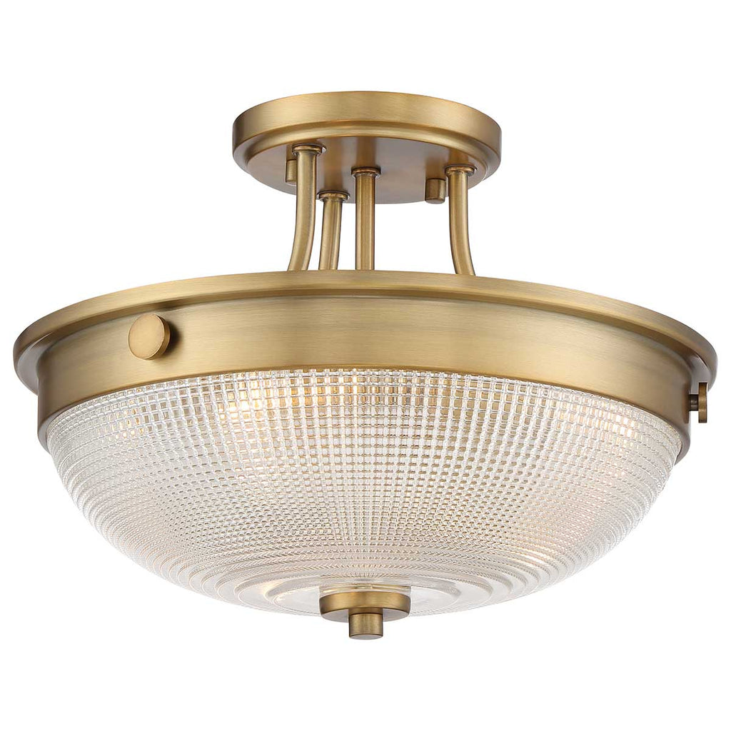 Deckenleuchte Mantle (messingfarben) 2x - Elstead Lighting
