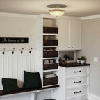 Deckenleuchte Mantle (messingfarben) 2x - Elstead Lighting