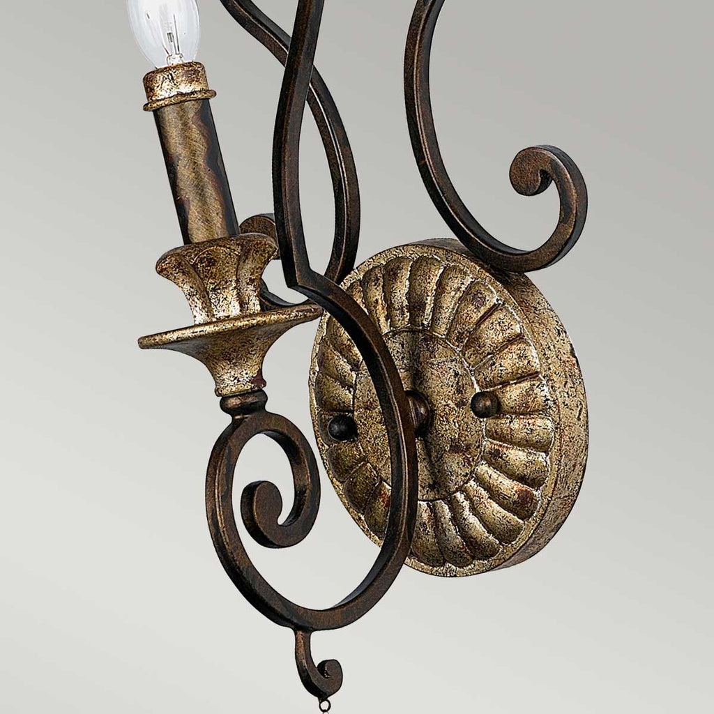 Wandleuchte Marquette (bronzefarben) 1x - Elstead Lighting