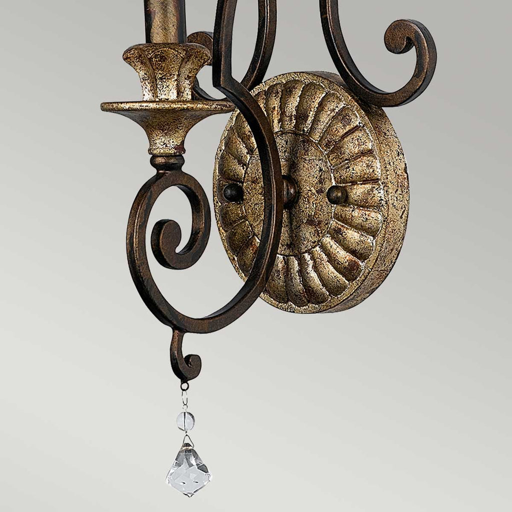 Wandleuchte Marquette (bronzefarben) 1x - Elstead Lighting