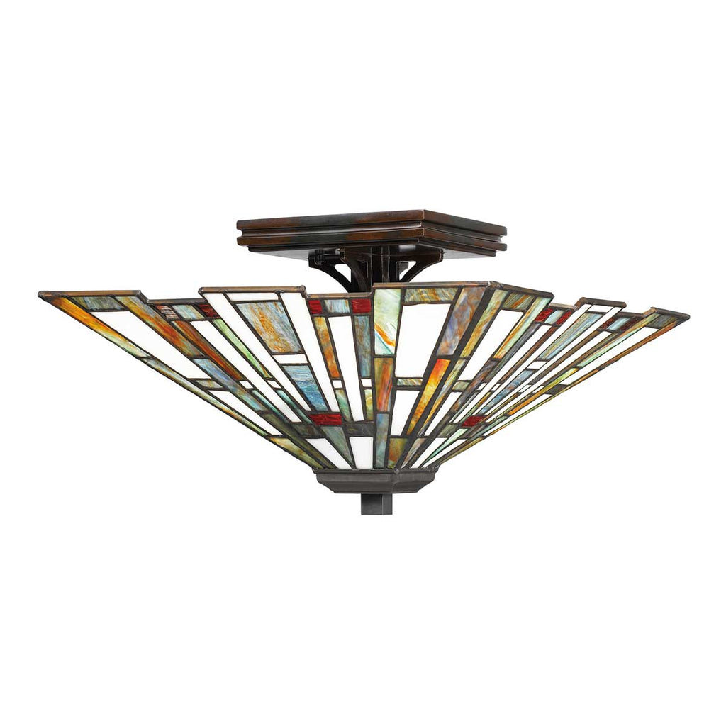 Deckenleuchte Maybeck (bronzefarben) 2x - Elstead Lighting