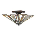 Deckenleuchte Maybeck (bronzefarben) 2x - Elstead Lighting