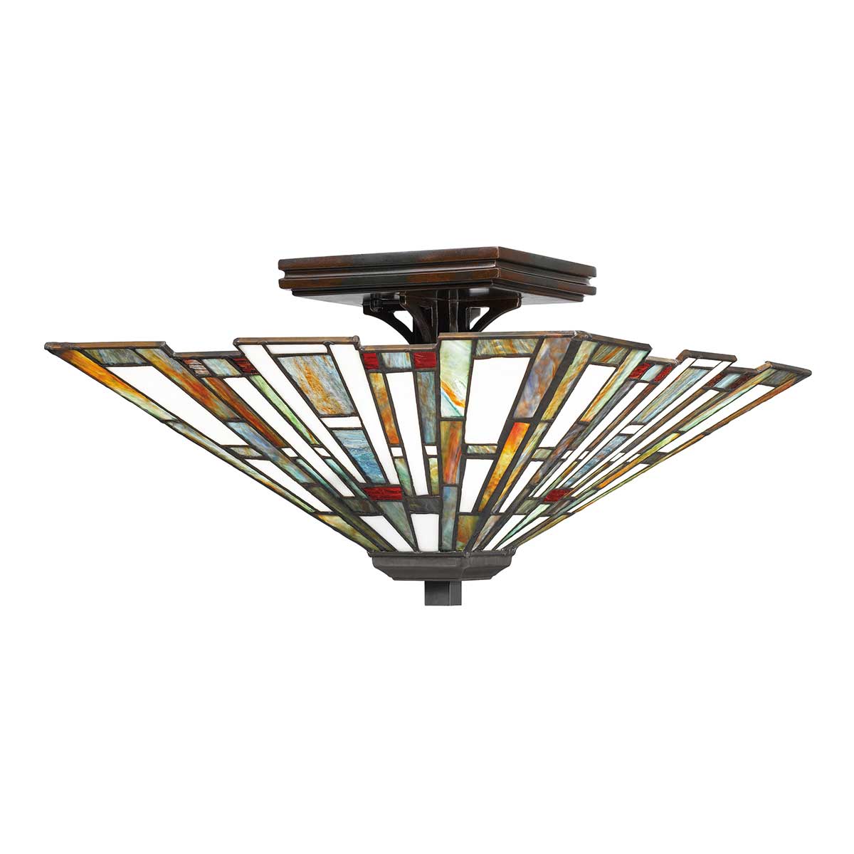 Deckenleuchte Maybeck (bronzefarben) 2x - Elstead Lighting