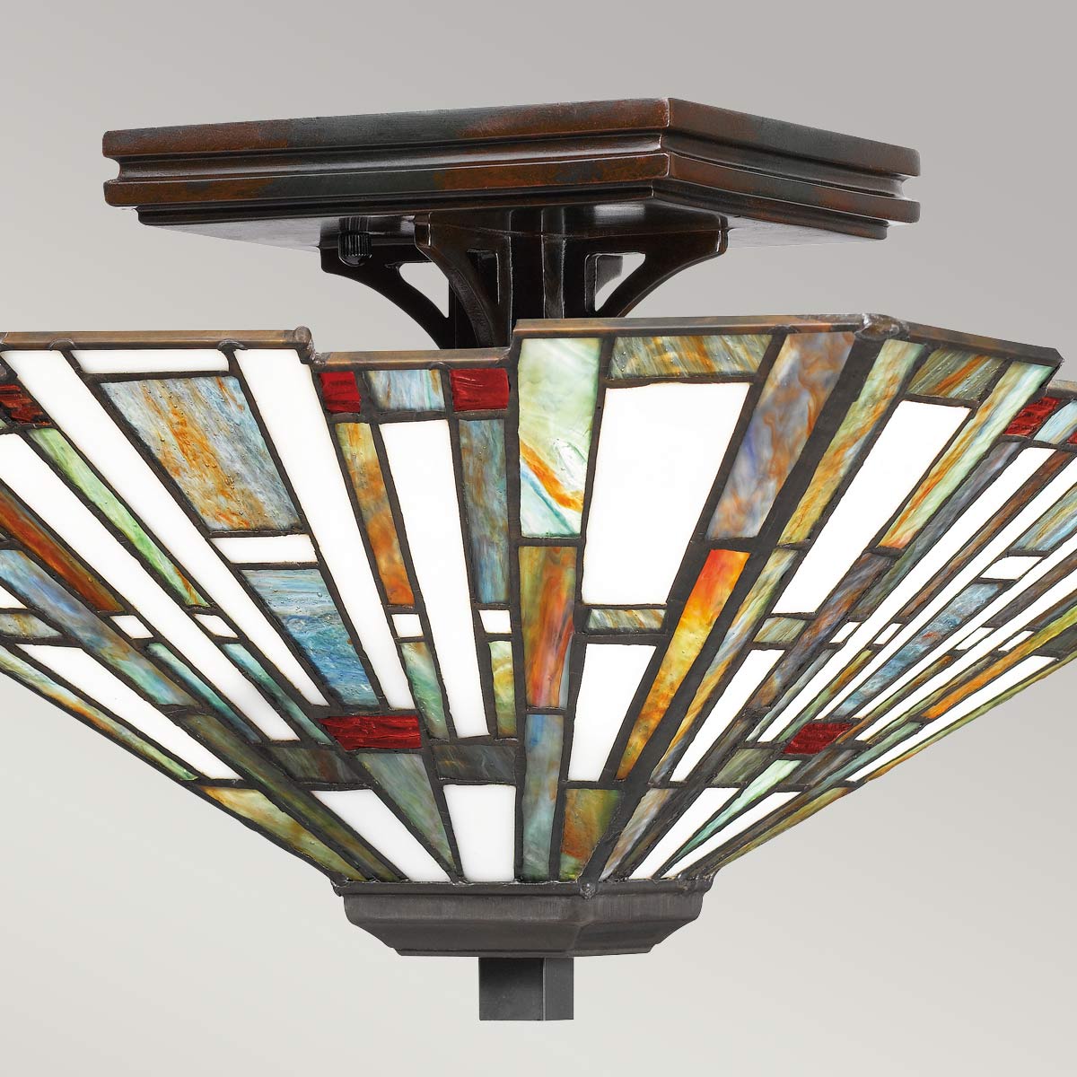 Deckenleuchte Maybeck (bronzefarben) 2x - Elstead Lighting