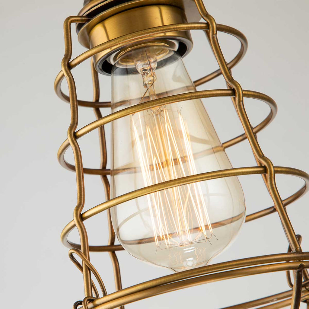 Deckenleuchte Mixon (messingfarben) 1x - Elstead Lighting