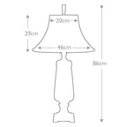 Tischleuchte Monteverde (bronzefarben) 1x - Elstead Lighting