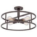 Deckenleuchte New Harbor (bronzefarben) 4x - Elstead Lighting