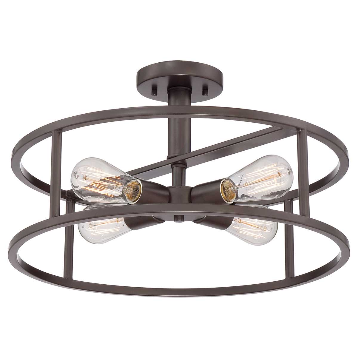 Deckenleuchte New Harbor (bronzefarben) 4x - Elstead Lighting
