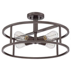 Deckenleuchte New Harbor (bronzefarben) 4x - Elstead Lighting