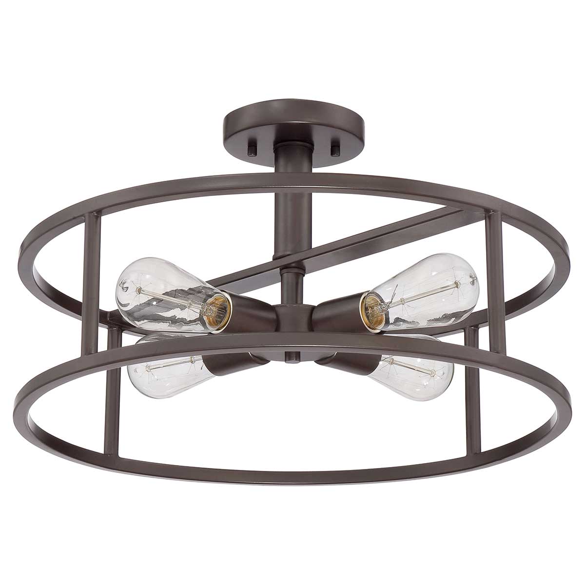 Deckenleuchte New Harbor (bronzefarben) 4x - Elstead Lighting