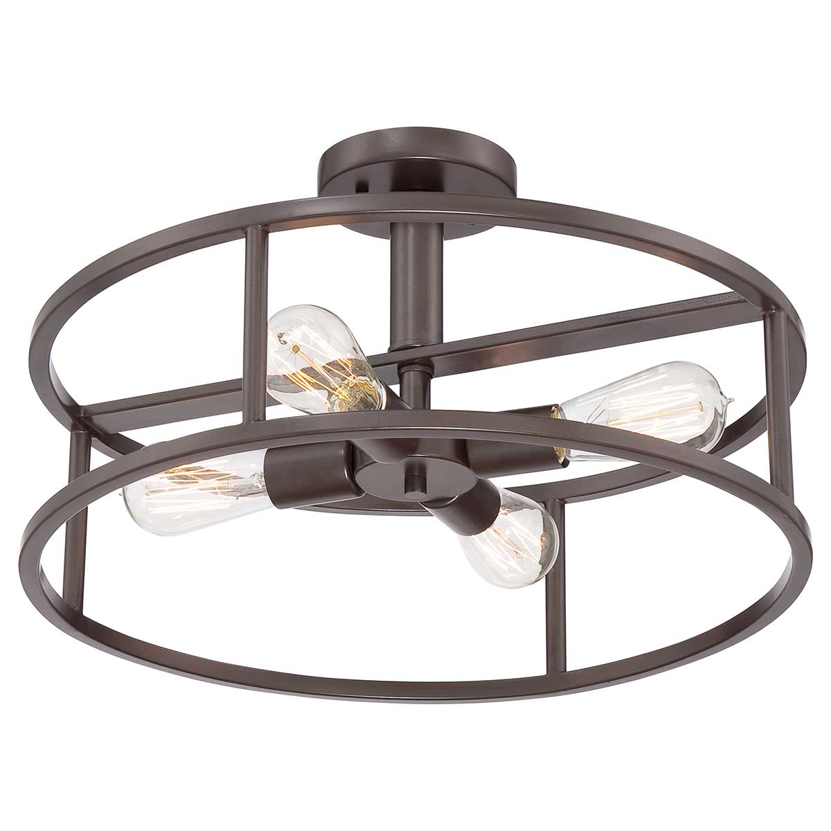 Deckenleuchte New Harbor (bronzefarben) 4x - Elstead Lighting