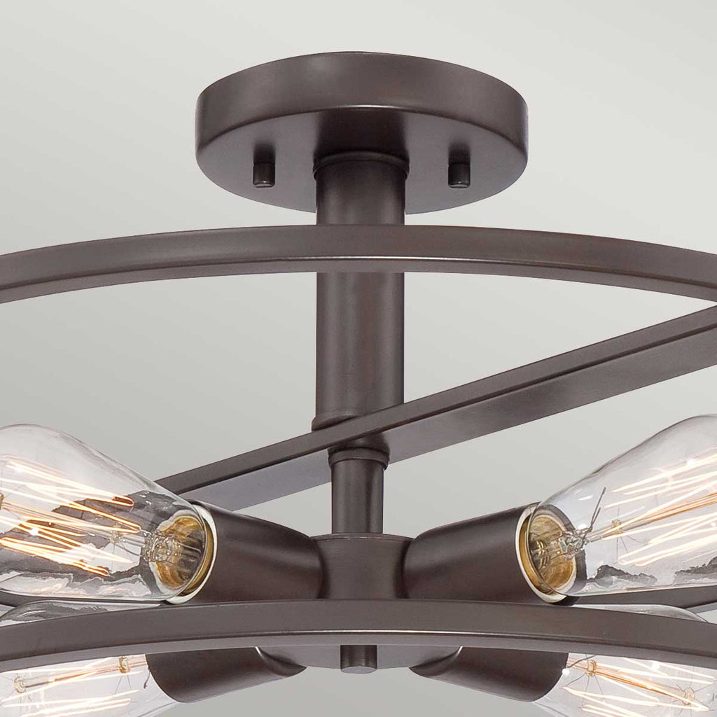 Deckenleuchte New Harbor (bronzefarben) 4x - Elstead Lighting