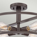 Deckenleuchte New Harbor (bronzefarben) 4x - Elstead Lighting