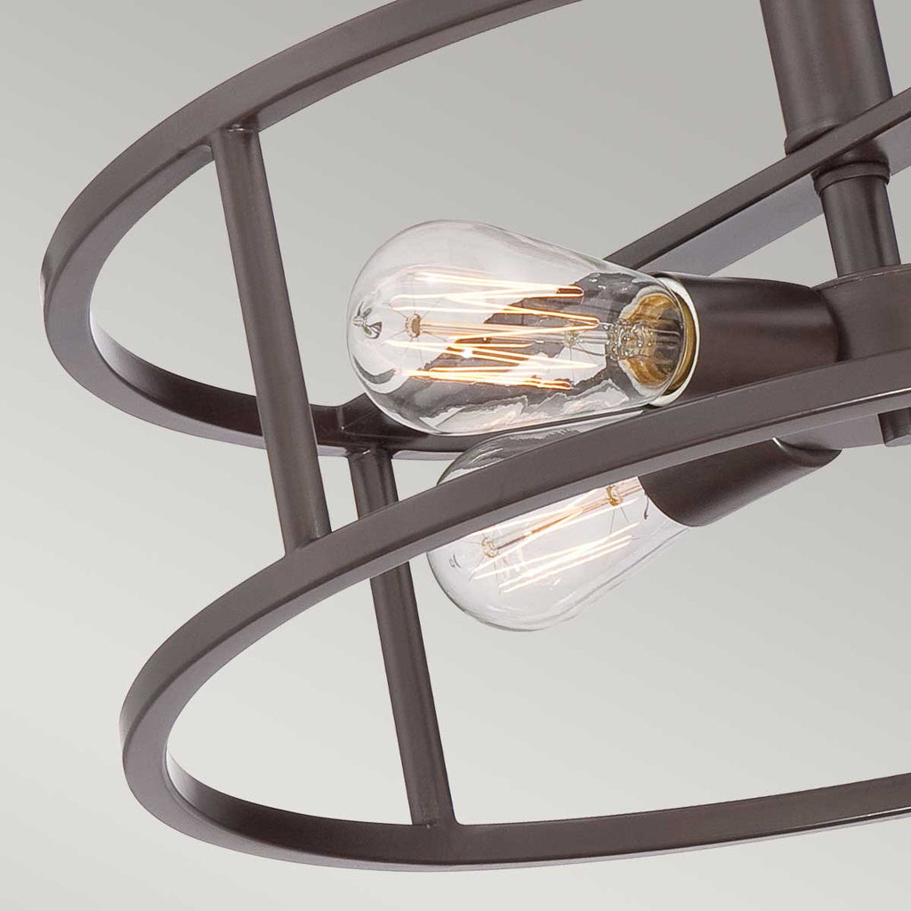 Deckenleuchte New Harbor (bronzefarben) 4x - Elstead Lighting