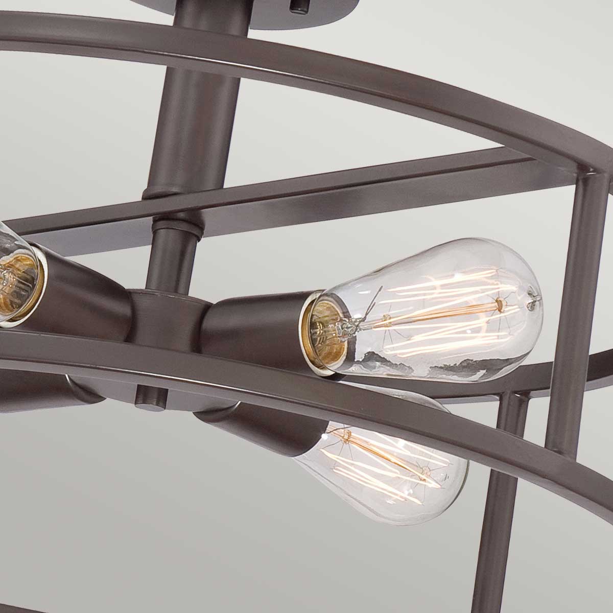 Deckenleuchte New Harbor (bronzefarben) 4x - Elstead Lighting