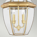 Außen-Pendelleuchte Newbury (messingfarben) 2x - Elstead Lighting