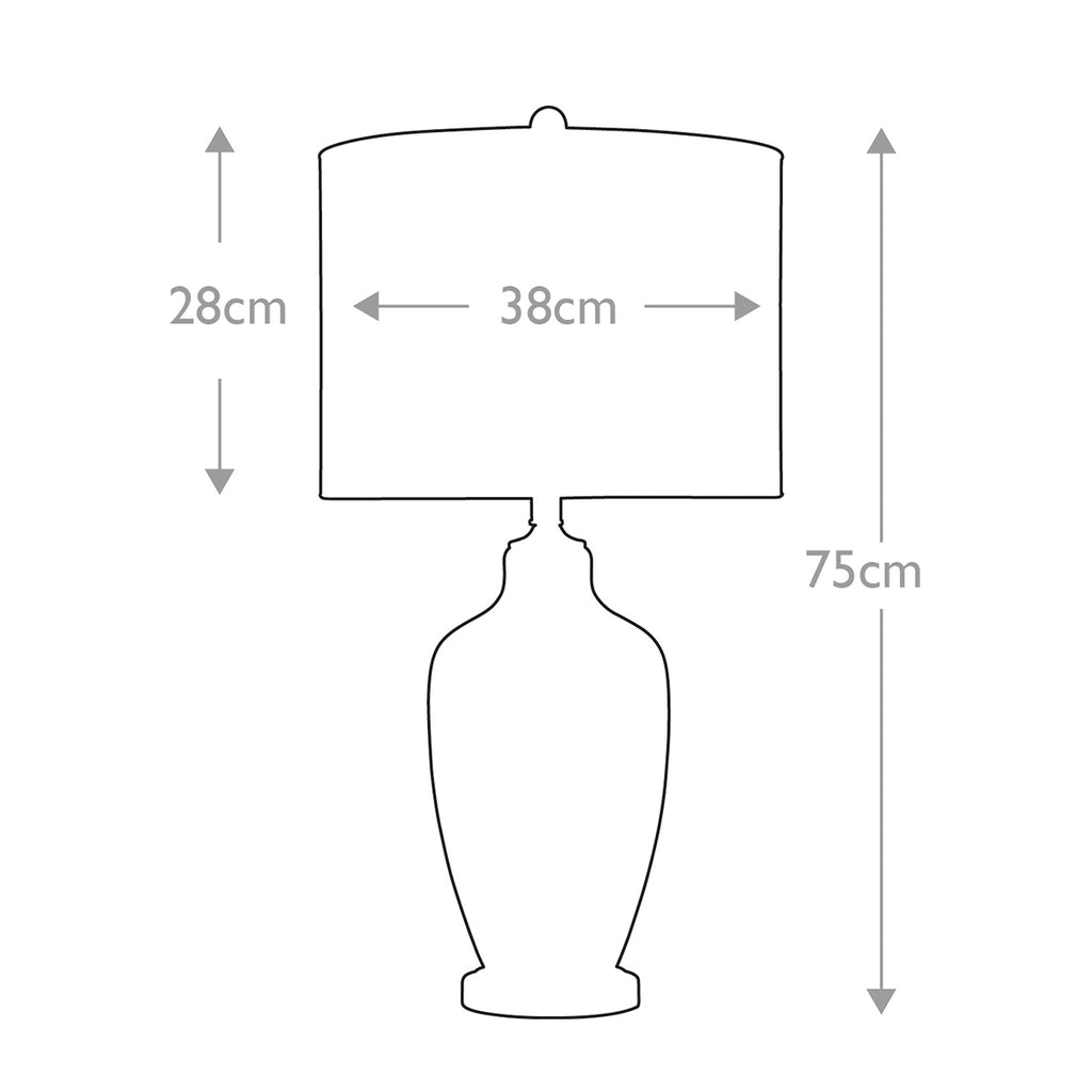 Tischleuchte Nicolls (bronzefarben) 1x - Elstead Lighting