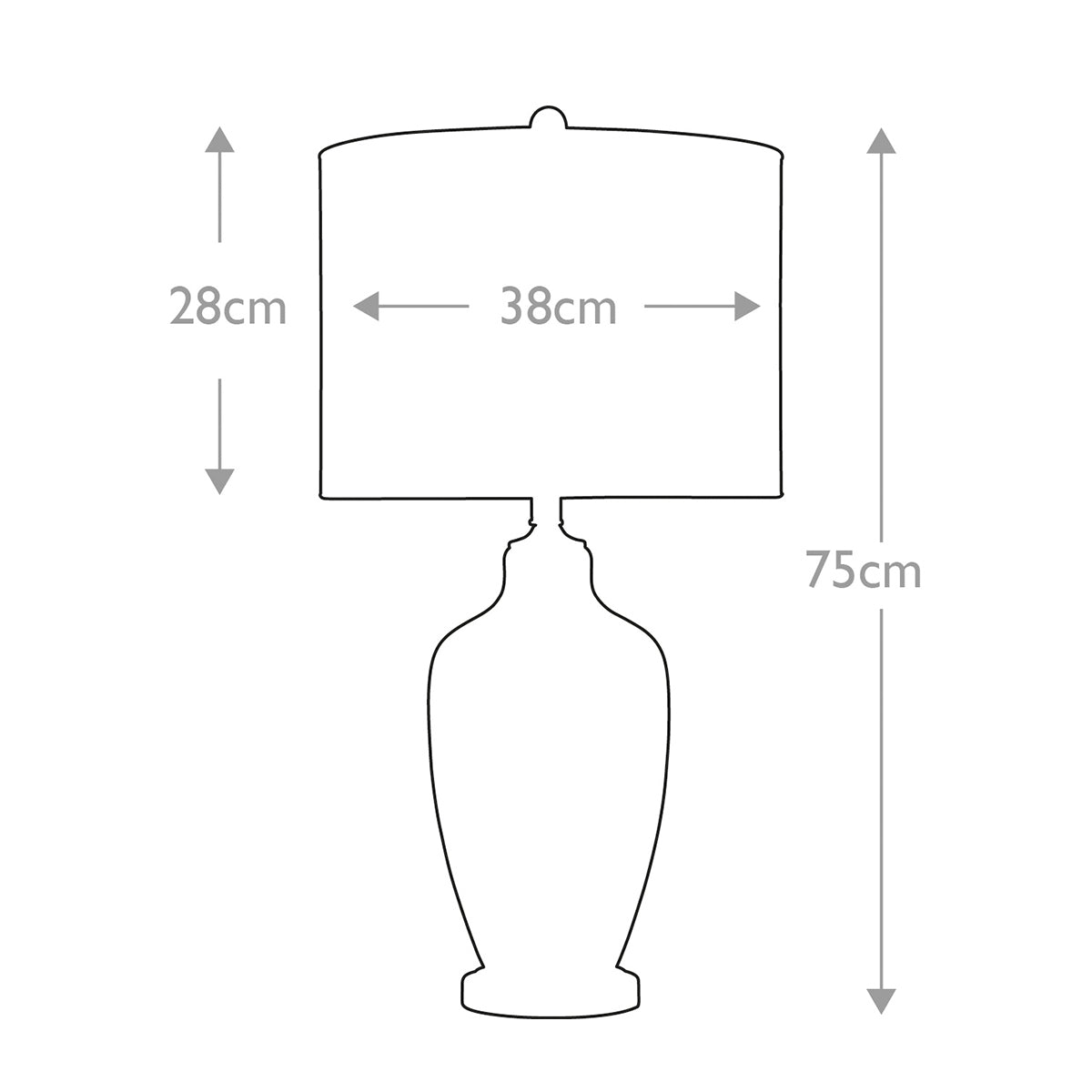 Tischleuchte Nicolls (bronzefarben) 1x - Elstead Lighting