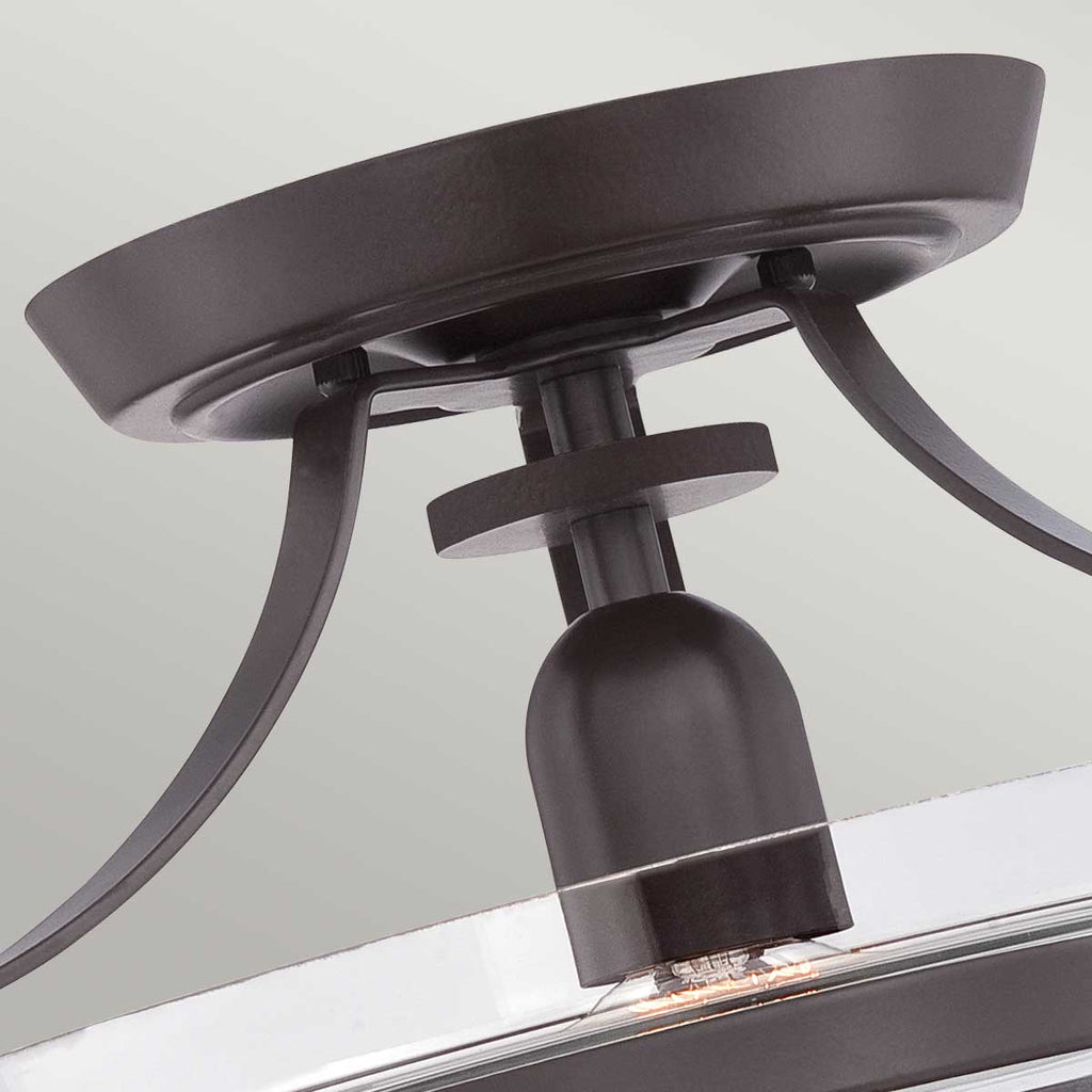 Deckenleuchte Penn Station (bronzefarben) 1x - Elstead Lighting