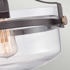 Deckenleuchte Penn Station (bronzefarben) 1x - Elstead Lighting